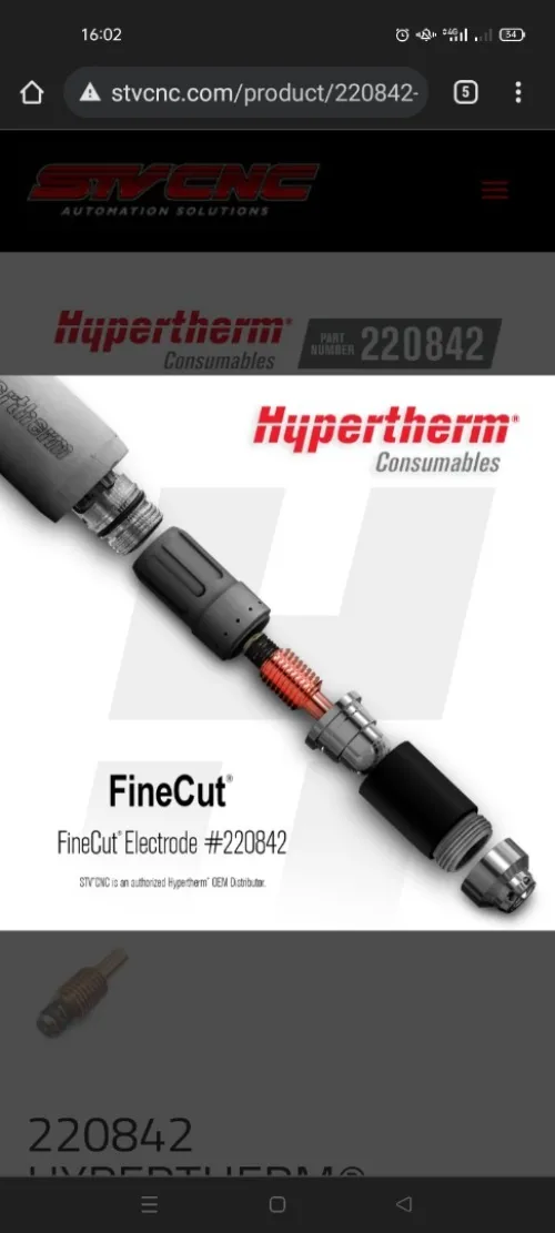 Hypertherm consommables originaux torches Power Max
