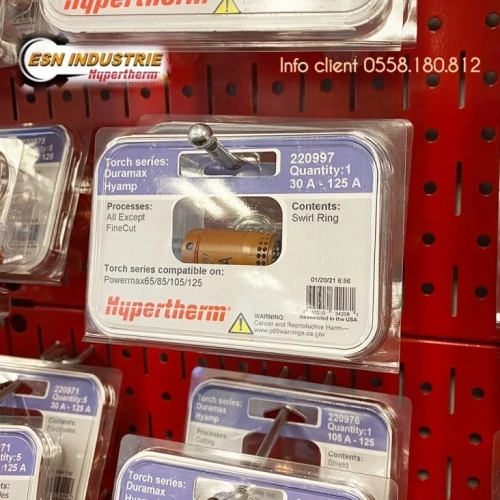 Hypertherm Original, Consommables Duramax torche PowerMax 