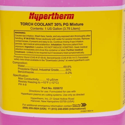 Liquide de refroidissement Hypertherm 