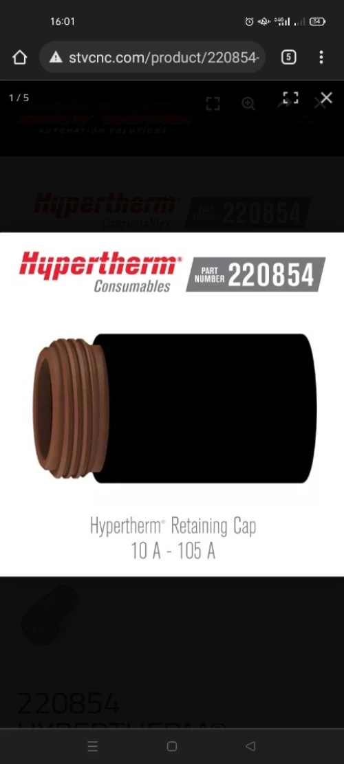 Hypertherm consommables originaux torches Power Max