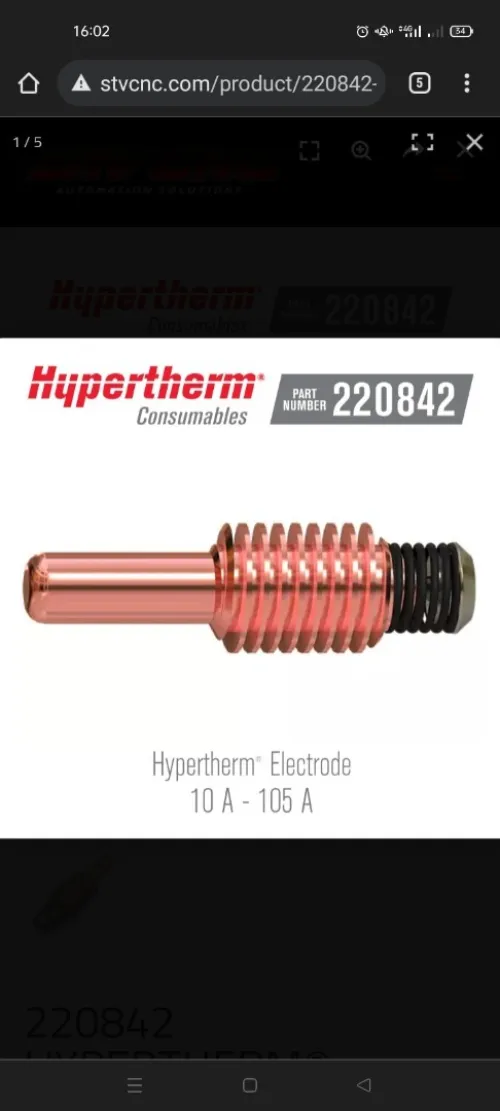 Hypertherm consommables originaux torches Power Max