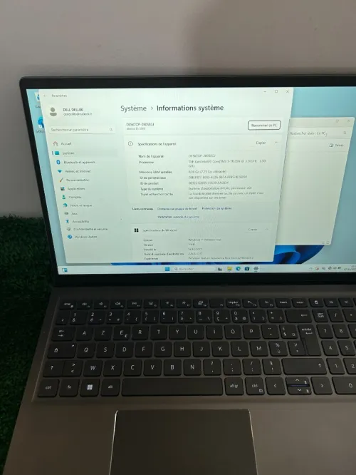 DELL VOSTRO 15 5510 i5 11320H 8G 256G 15.6" FHD Win 11 pro original avec chargeur