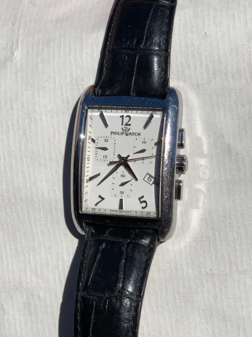 Montre philip watch chronographe suisse originale