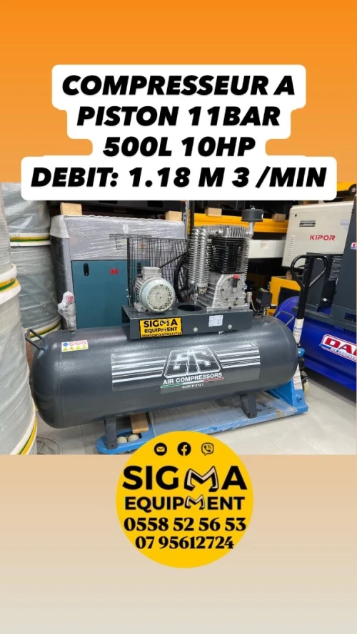 COMPRESSEUR A VIS 10HP  20HP 30HP 40HP 50HP 100HP / RESERVOIR AIR / SECHEUR AIR