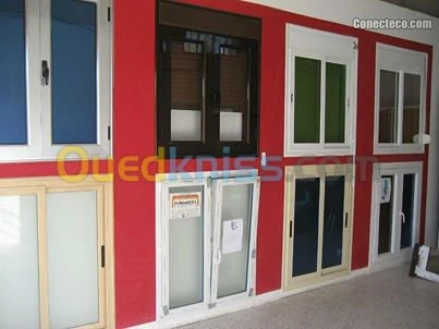 menuiserie aluminium ,PVC 