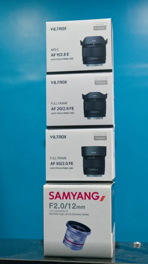 Objectifs Sony Viltrox Samyang Neufs عدسات جديدة لكاميرات سوني