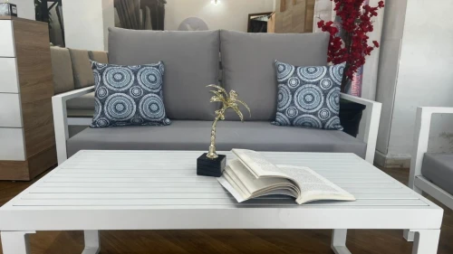 Salon de Jardin EN ALUMINIUM 4 Places