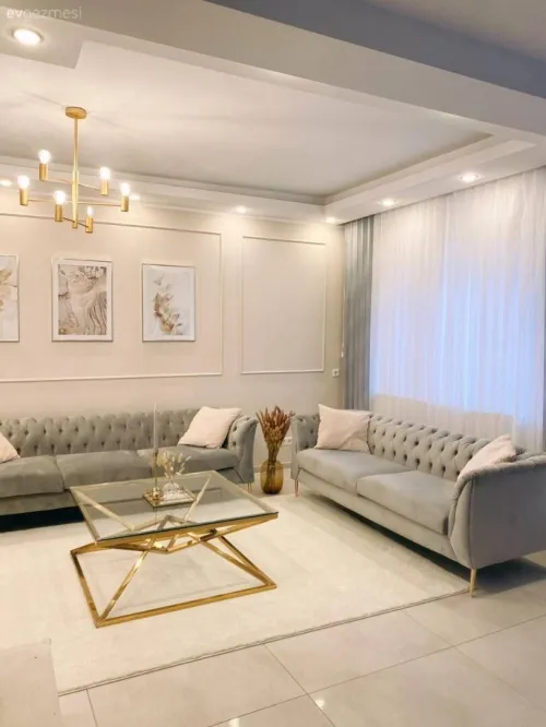 Salon moderne haut de gamme sur mesure