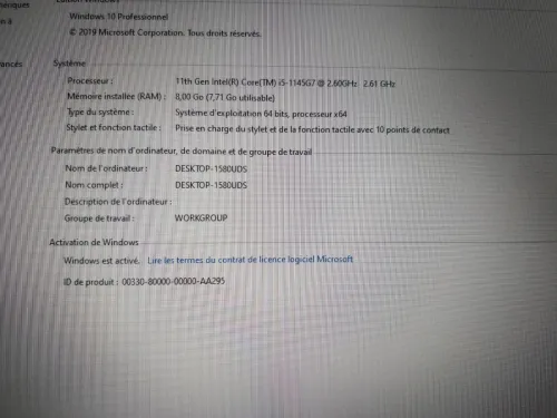 lenovo yoga L13 Gen2 I5 1145G7 x360