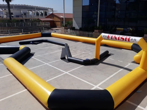 circuit gonflable karting