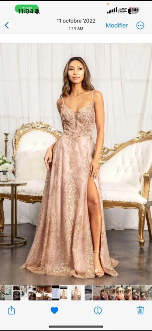 Robe soirée américaine