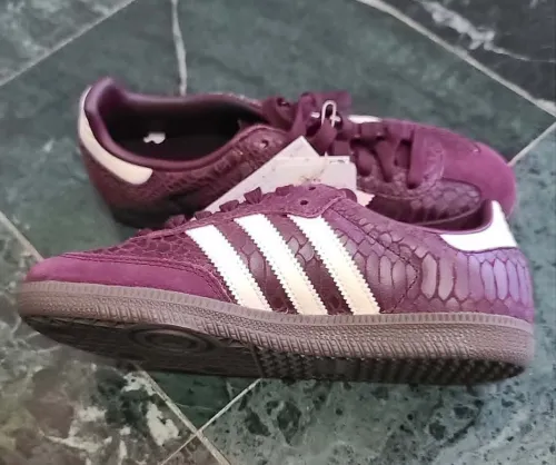 adidas Originals - Samba OG - Baskets - Bordeaux croco pointure 37 et 1/3
