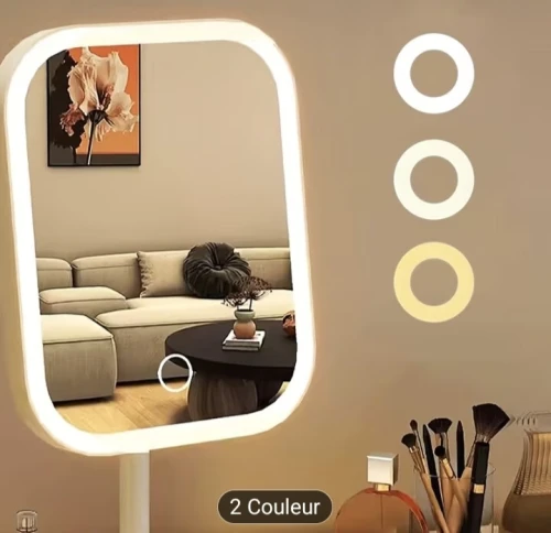Miroir avec lumière