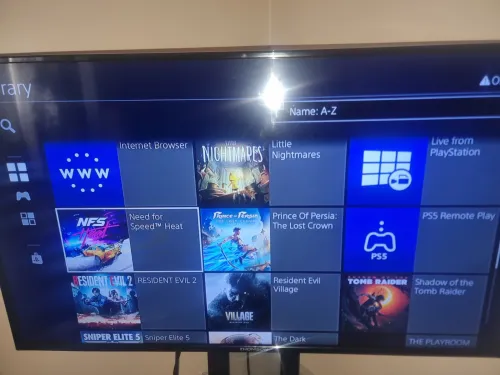 PS4 SLIM 1TB مفلاشي اصدار 12.02 بدون قرص +20 لعبة+فلاش ديسك 128GB