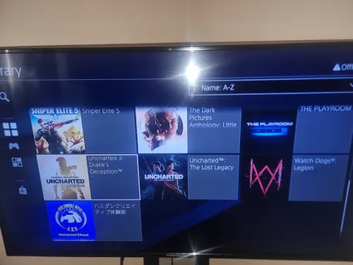 PS4 SLIM 1TB مفلاشي اصدار 12.02 بدون قرص +20 لعبة+فلاش ديسك 128GB