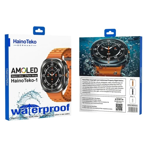 Smart Watch Haino Teko-1 Écran Amoled avec 3 Bracelets intégré  ساعة ذكية أصلية