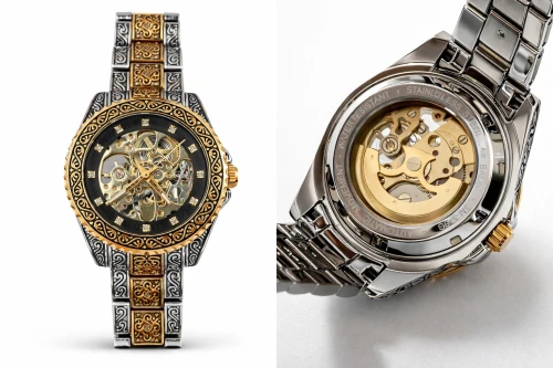 A vendre Montre automatique squelette Acier inoxydable