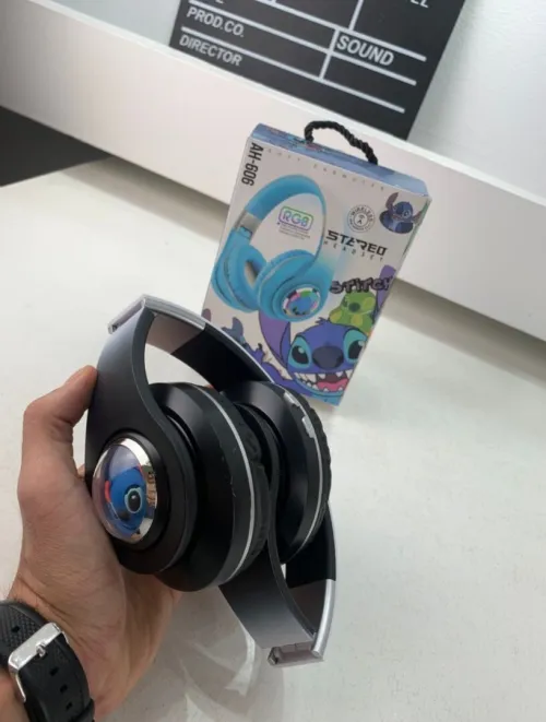 Casque Audio Design Stitch pour Enfants avec Connexion Bluetooth, USB et Carte TF سماعات رأس للأطفال