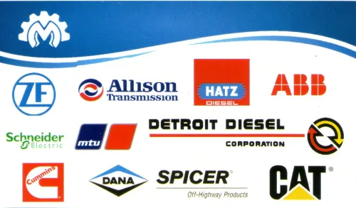 CUMMINS DETROIT DIESEL MTU HATZ, Allison transmission DANA, ZF,SCHNEIDER OMRON ABB HAGER, FLEETGUARD