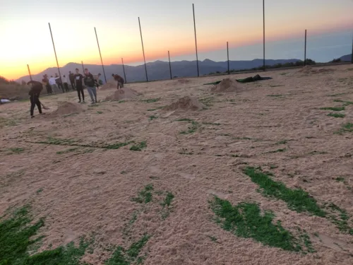 تهيئة و إنجاز الملاعب الرياضية(matico)