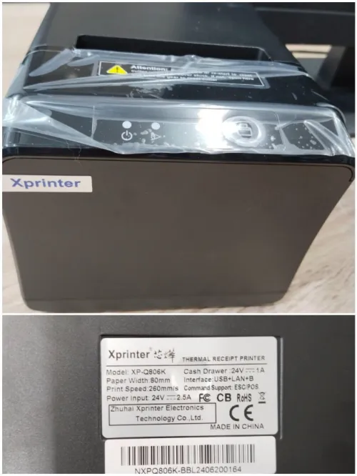 IMPRIMANTE TICKET XPRINTER XP-Q806K USB+LAN+BLUETOOTH