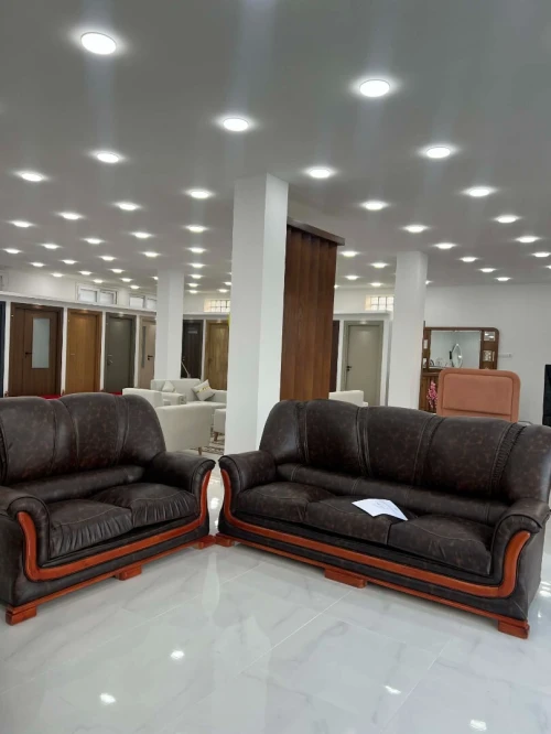 salon simili cuir