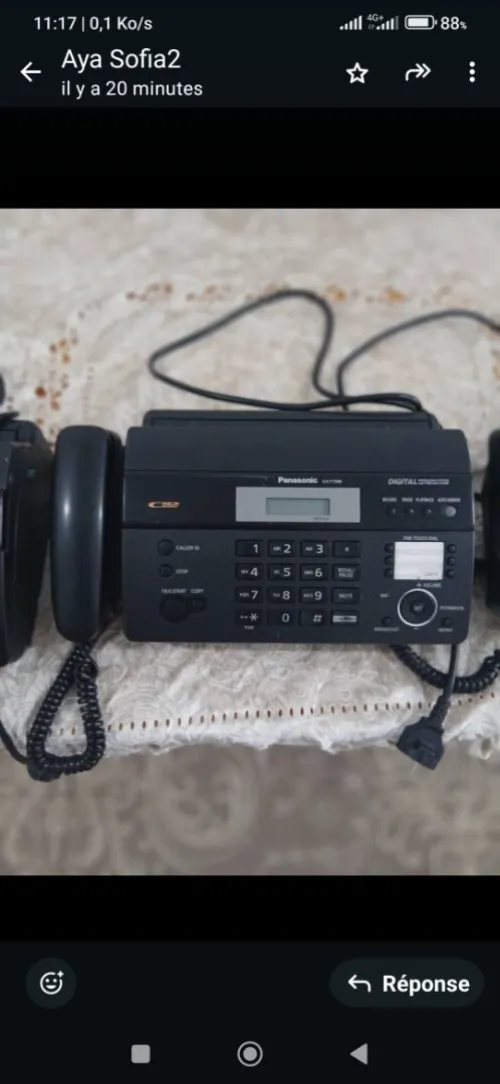 Fax panasonic kxft 988