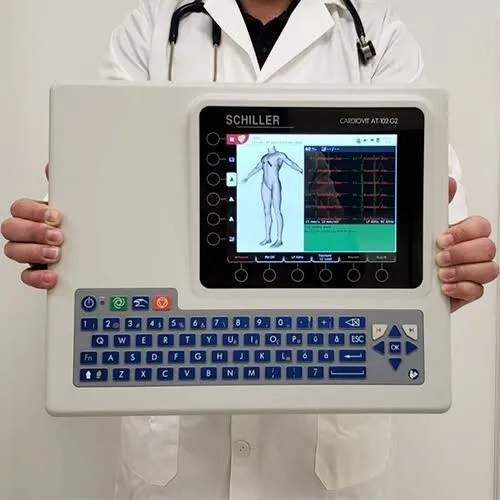 Electrocardiographe ECG Schiller AT102 G2 Cardiovit (12 pistes)