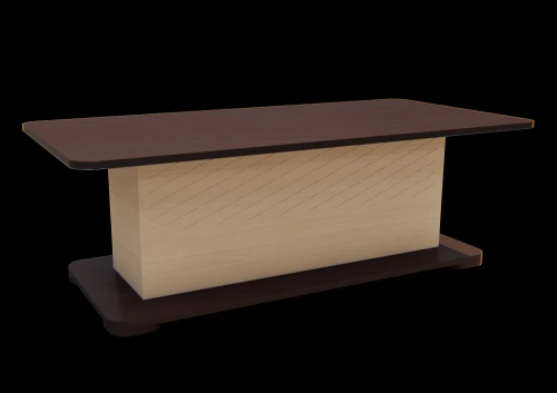 TABLE BASSE 120X060 MDF ET MILAMINE