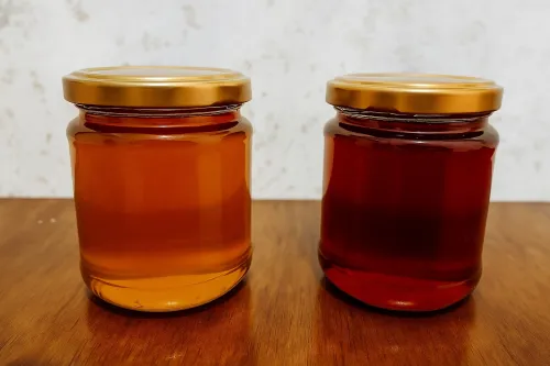 عسل الغابة الطبيعي وعسل السدر الصحراوي رطل ونصف