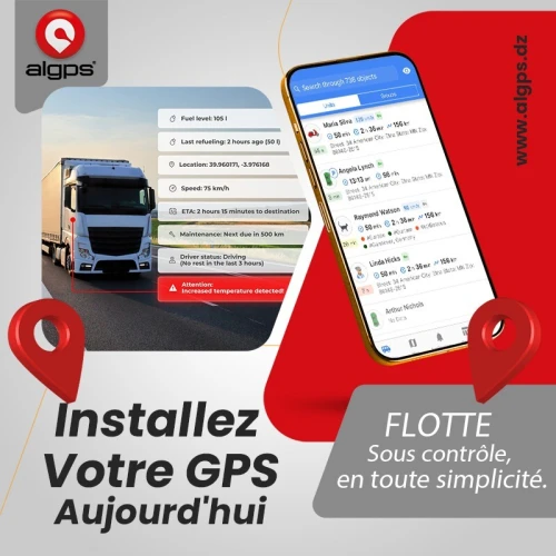 ALGPS :  Géolocalisation, Installation GPS & Gestion de Flotte