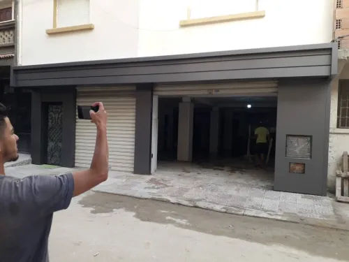 Habillage façades  allucoband et mur rideaux