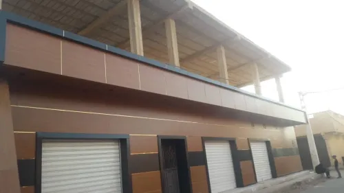 Habillage façades  allucoband et mur rideaux
