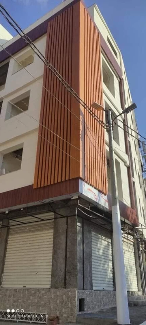 Habillage façades  allucoband et mur rideaux
