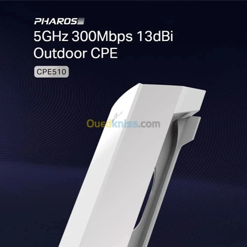 TP-LINK CPE 510  Point d'acces CPE WiFi Exterieur  5GHZ 300 MBPS 13 dBi/Ethernet PoE