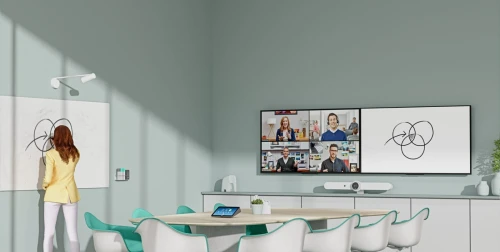 LOGITECH SCRIBE  CAMÉRA POUR TABLEAU BLANC POUR SALLE DE VISIOCONFÉRENCE   LOG-960-001332