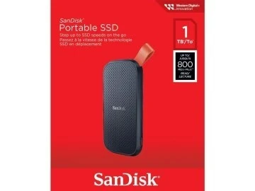 SanDisk 1TB SSD portable - Disque SSD externe - USB-C - USB 3.2 - Jusqu'à 800 Mo/s