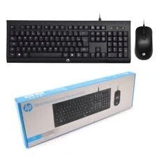 Combo clavier et souris de jeu filaires USB HP KM100  - Noir-QWERTY