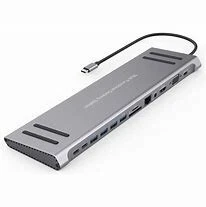 ONTEN 9199A  Station d'accueil 13 en 1 avec Ethernet Gigabit, adaptateur USB-C PD3.0 et sortie 4K HD