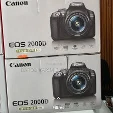 CANON EOS 2000D - APPAREIL PHOTO NUMÉRIQUE + OBJECTIF EF-S 18-55mm - 24.1 MP - LCD 3" - FHD - WI-FI - BLACK