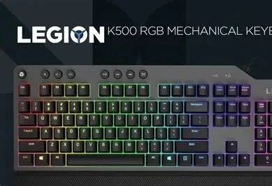 Clavier Mécanique  Gaming filaire Lenovo Legion K500 RGB Noir