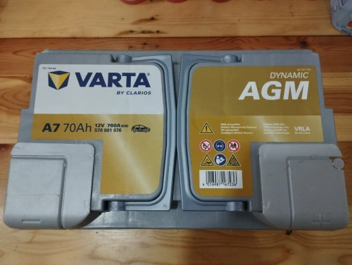 Batterie VARTA star/stop AGM
