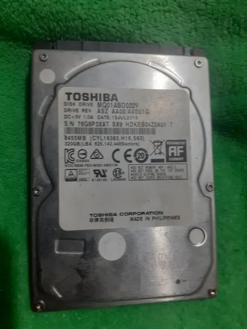 العنوان: Disque Dur HDD Laptop 320GB Toshiba - حالة ممتازة