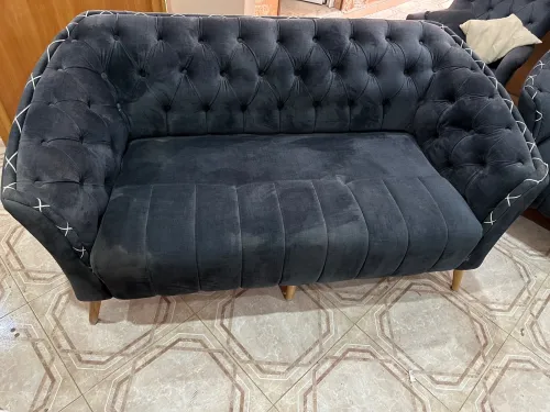 Ensemble de salon chic et confortable - comme neuf