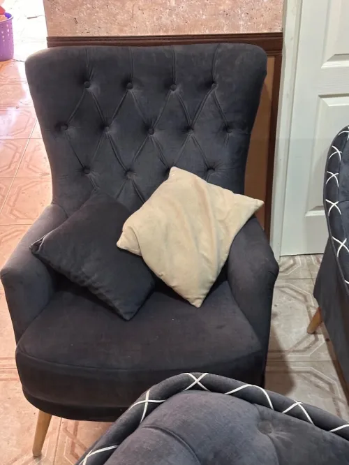 Ensemble de salon chic et confortable - comme neuf