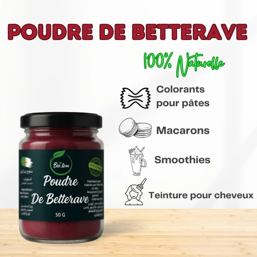 Poudres de fruits et légumes et herbes 