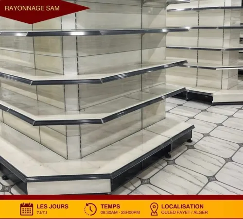 Rayonnage Superette / Rayonnage Magasin / Étagère Métallique / Rayonnage Pour Fourniture Scolaire