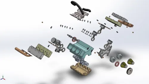 Conception dessin industriel fabrication mécanique plan 2D 3D Etude رسم صناعي ميكانيكي  Solidworks 