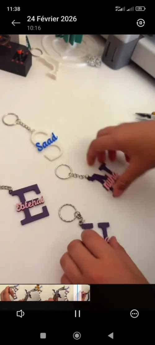 Porte clé 3D