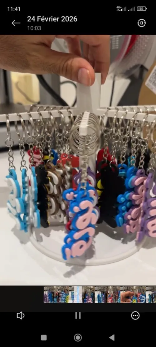 Porte clé 3D